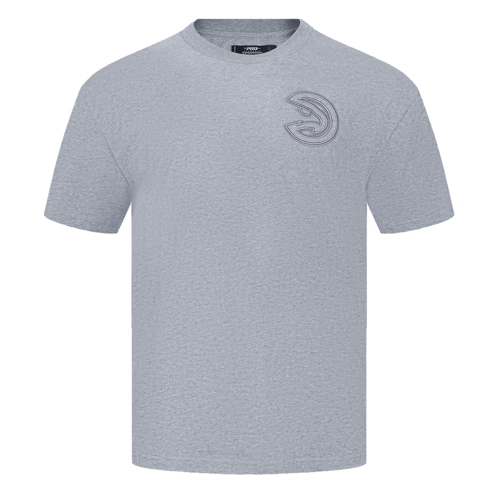 PRO Standard Men's NBA Neutral Short Sleeve Tee, Dark Heather Gray