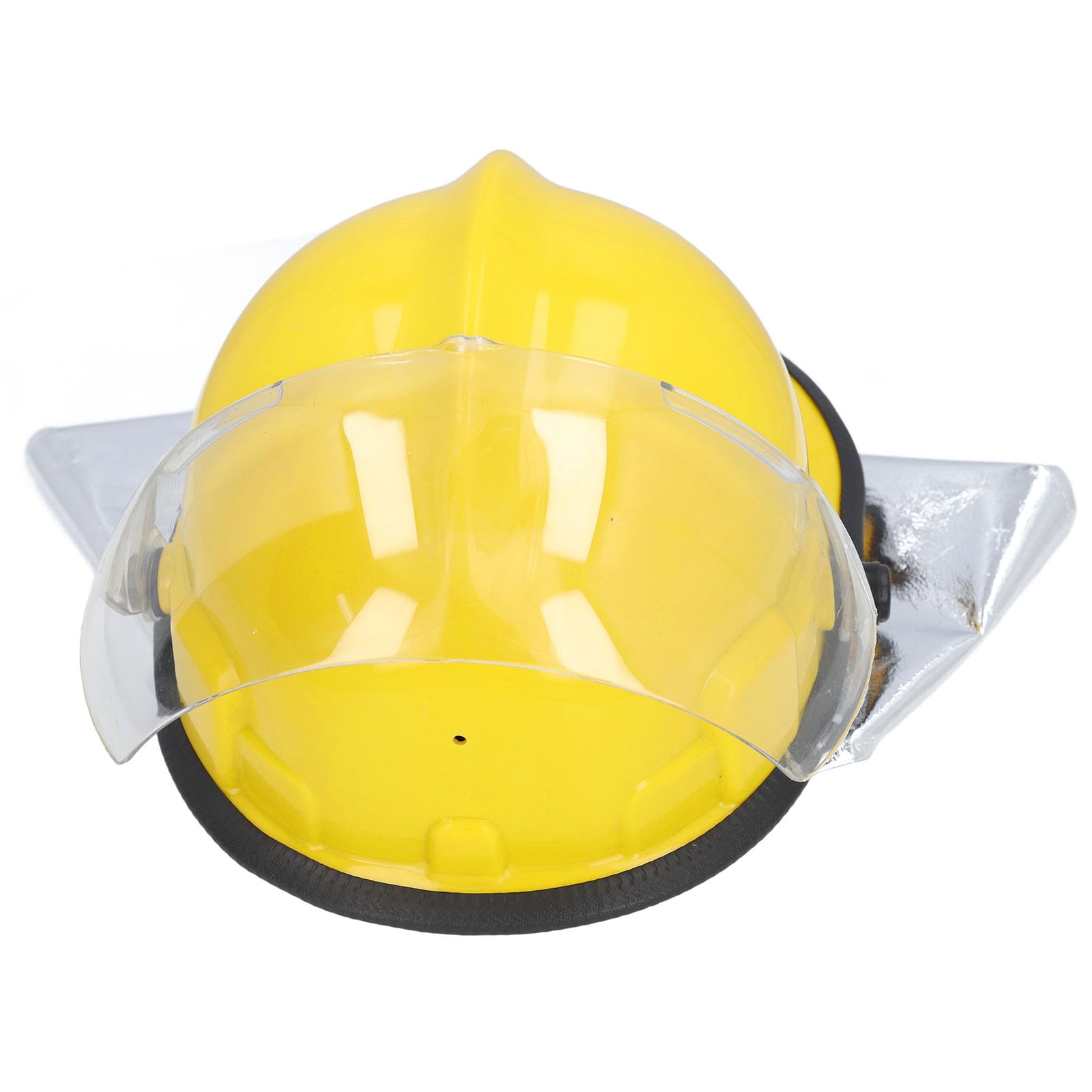 Fire Rescue Helmet with Face Flame Retardant Safety Helmet Hard Hat Adjustable Shock Full Head Fire Fighter Hard Hat Lightweight Vented ABS Work Helmet for Men and Women