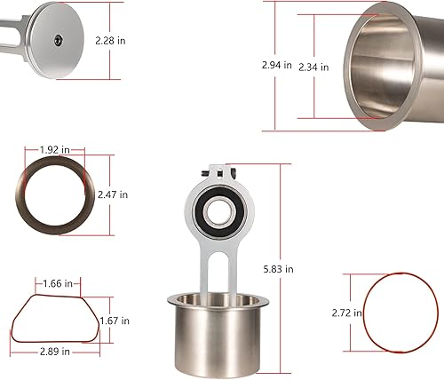 Miniatura 7 de Kit de pistón compresor KK-4835 Kit de reemplazo de biela con cojinete de pistón para Sears Craftsman Porter Cable Dewalt Devildiss Bomba de