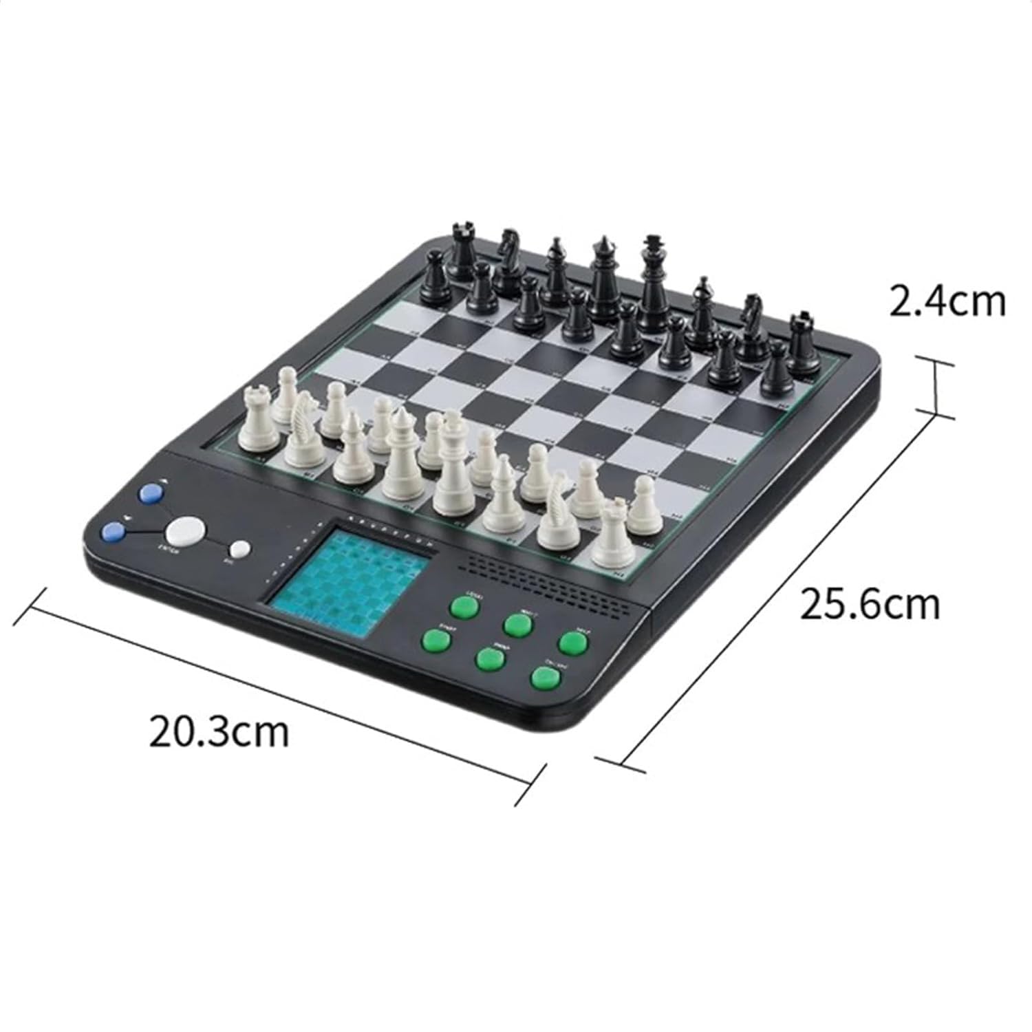 Échiquier Électronique, Jeu D'échecs Intelligent Avec Interaction Homme-machine, Pièces Magnétiques, Écran LCD - Affichage De La Position Des Pièces, Réglages Horizontaux À Plusieurs Niveaux, Anglais