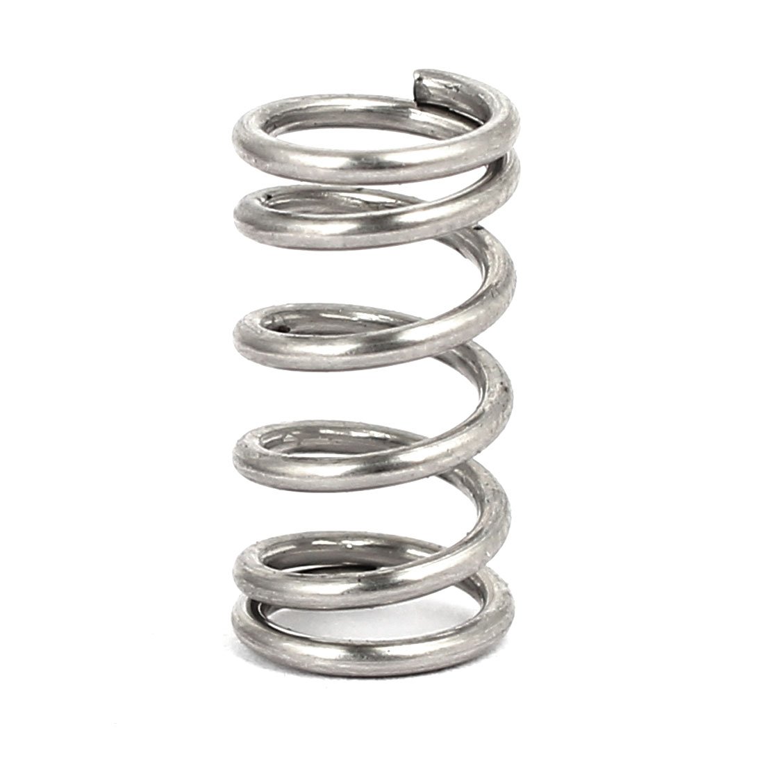 Aexit 0.4mmx6mmx45mm 304 Resortes De Compresión De Acero Inoxidable 