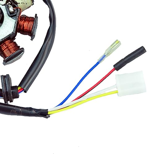 Miniatura 4 de Nuevo alternador Magneto estator 8 bobina 8 poste 4-alambre Gy6 50cc AC ATV Scooter