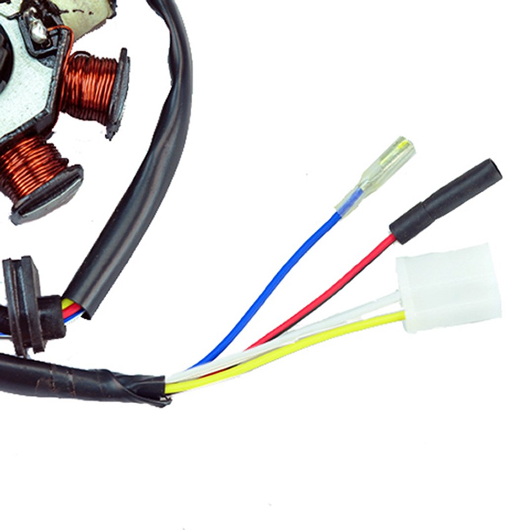 New Alternator Magneto Stator 8 coil 8 Pole 4-wire Gy6 50cc AC ATV Scooter