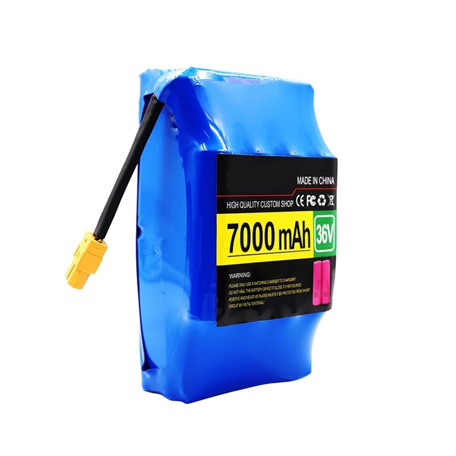 36V 7AH Batterie Au Lithium De Remplacement pour Hoverboard 10S2P Batterie Au Lithium Étanche pour Scooter Électrique Carte De Protection Intégrée