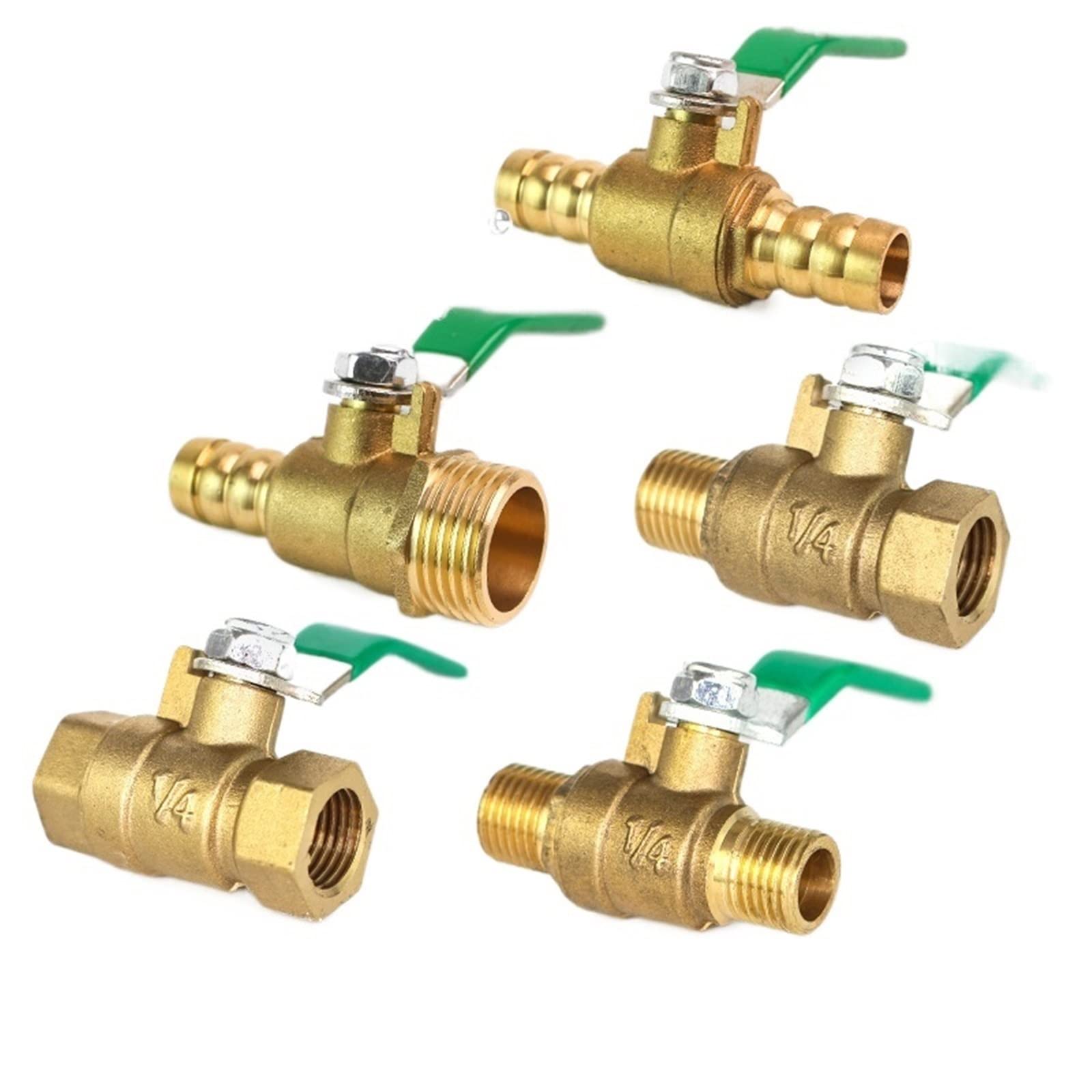 Vanne en laiton anti-fuite DN10 raccord de tuyau cuivre 3/8 mâle