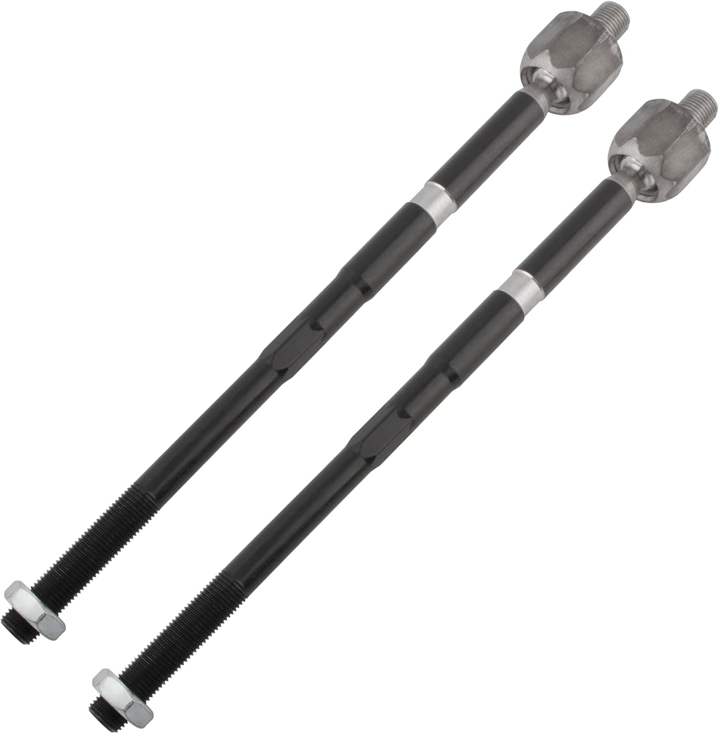 BOXI 4pcs Front Inner and Outer Tie Rods for Volkswagen Beetle 1998-2010 / Golf 1999-2006 / Golf City 2007-2010 / for Jetta 1999-2005 / Rabbit 2006-2007 | EV400 ES3524 ES3525