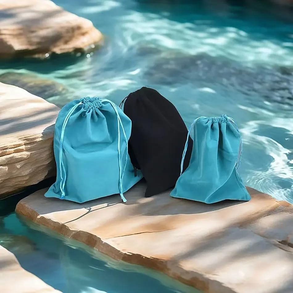 Set de 3 bolsas portátiles para carretes de pesca miniatura 6