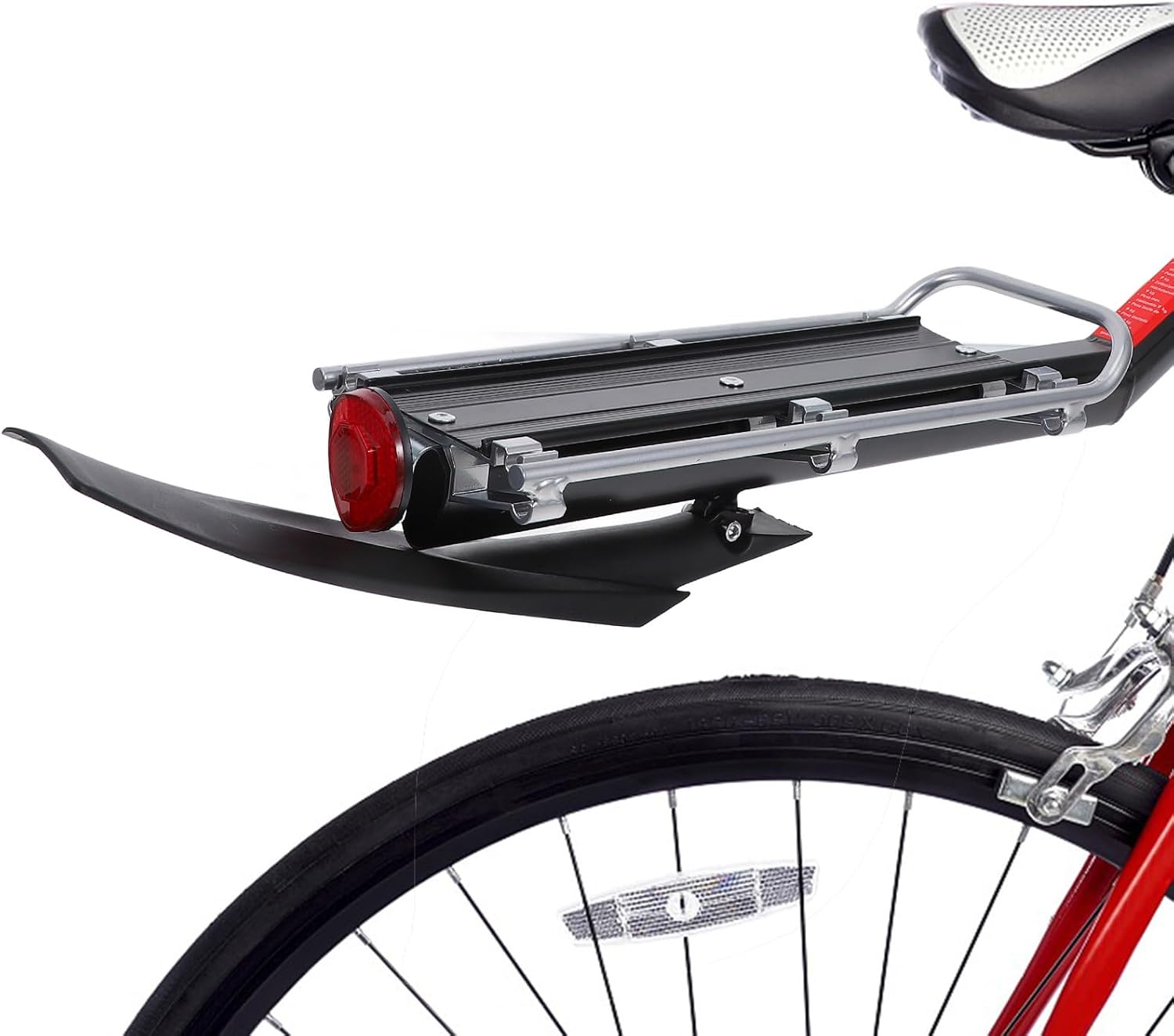 GALPADA Multi-Function Adjustable Bike Rear Cargo Rack with Quick Release and Mudguard, Wear-Resistant Bicycle Back Rack for Mountain Bikes, Daily Commuting and Outdoor Cycling