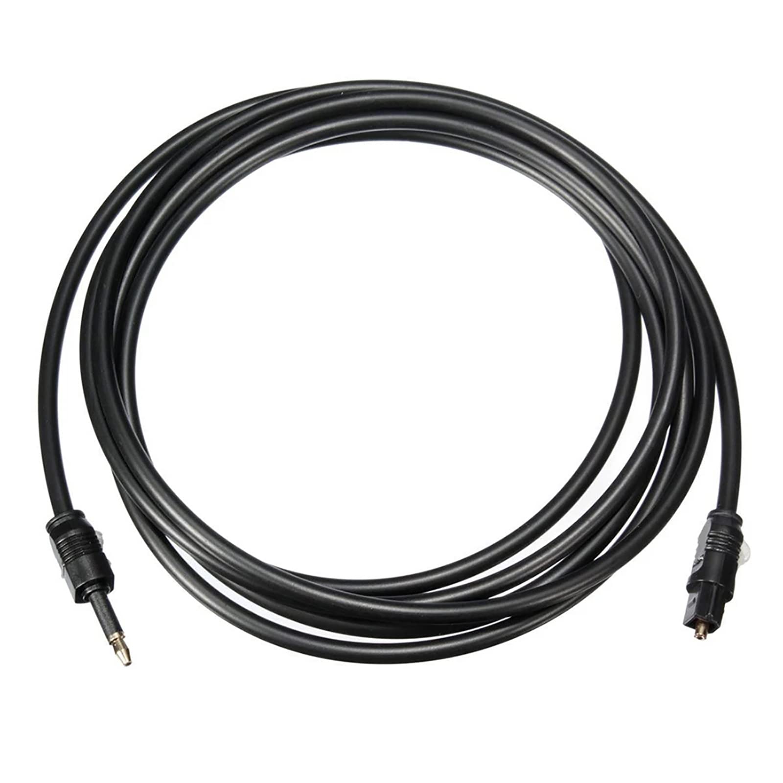 Cavo 3,5 mm Spina digitale ottica SPDIF linee in fibra ottica a bocca rotonda Connettore TOSLINK Cavo Spdif
