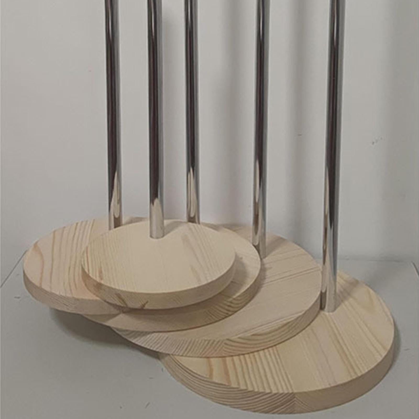 Soporte de Exhibición para Miniaturas a Escala 1/3 con Base de Madera para Figuras de Acción, 22cm