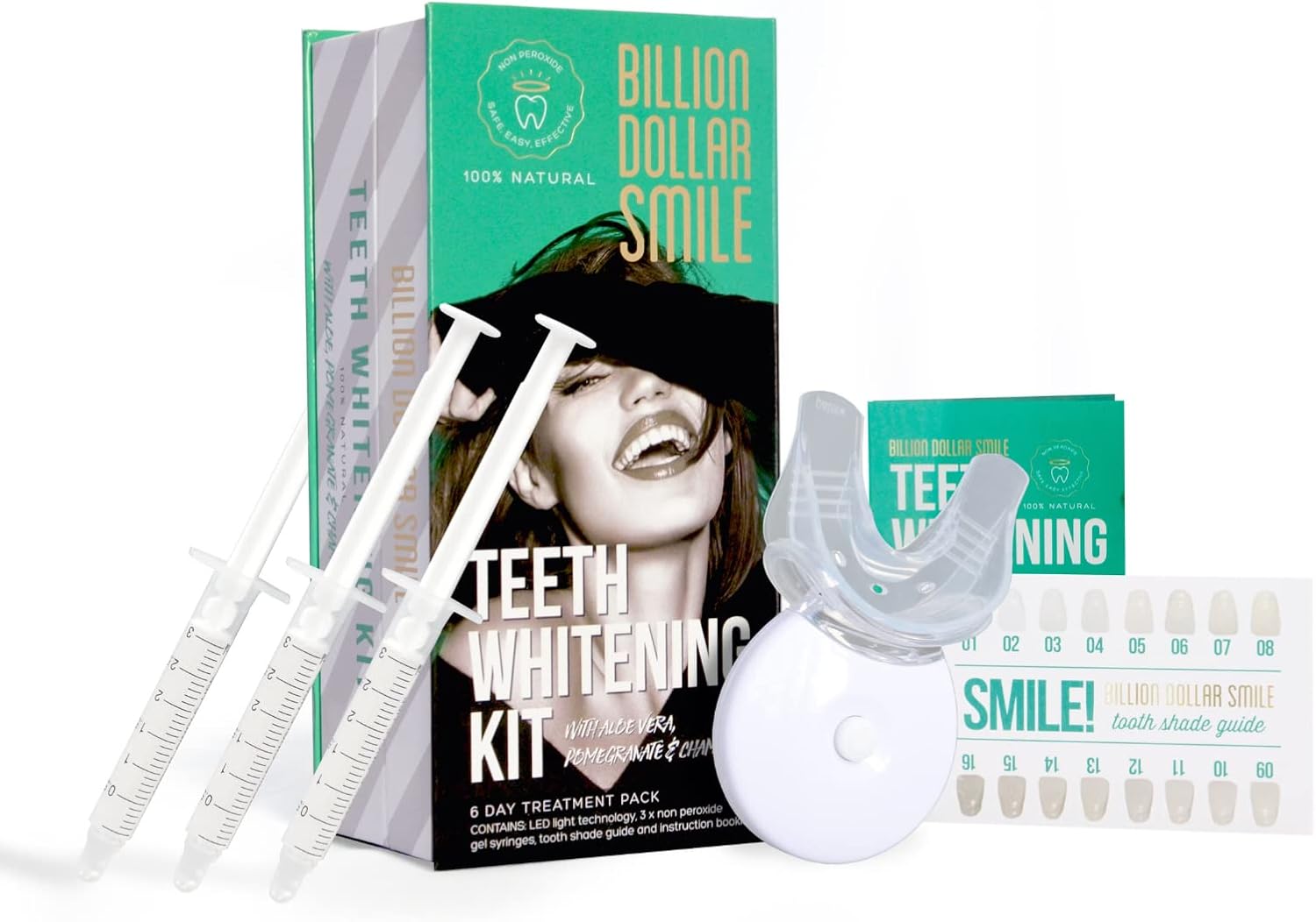 Billion Dollar Smile LED Teeth Whitening Kit Amazon.co.uk Health & Personal Care