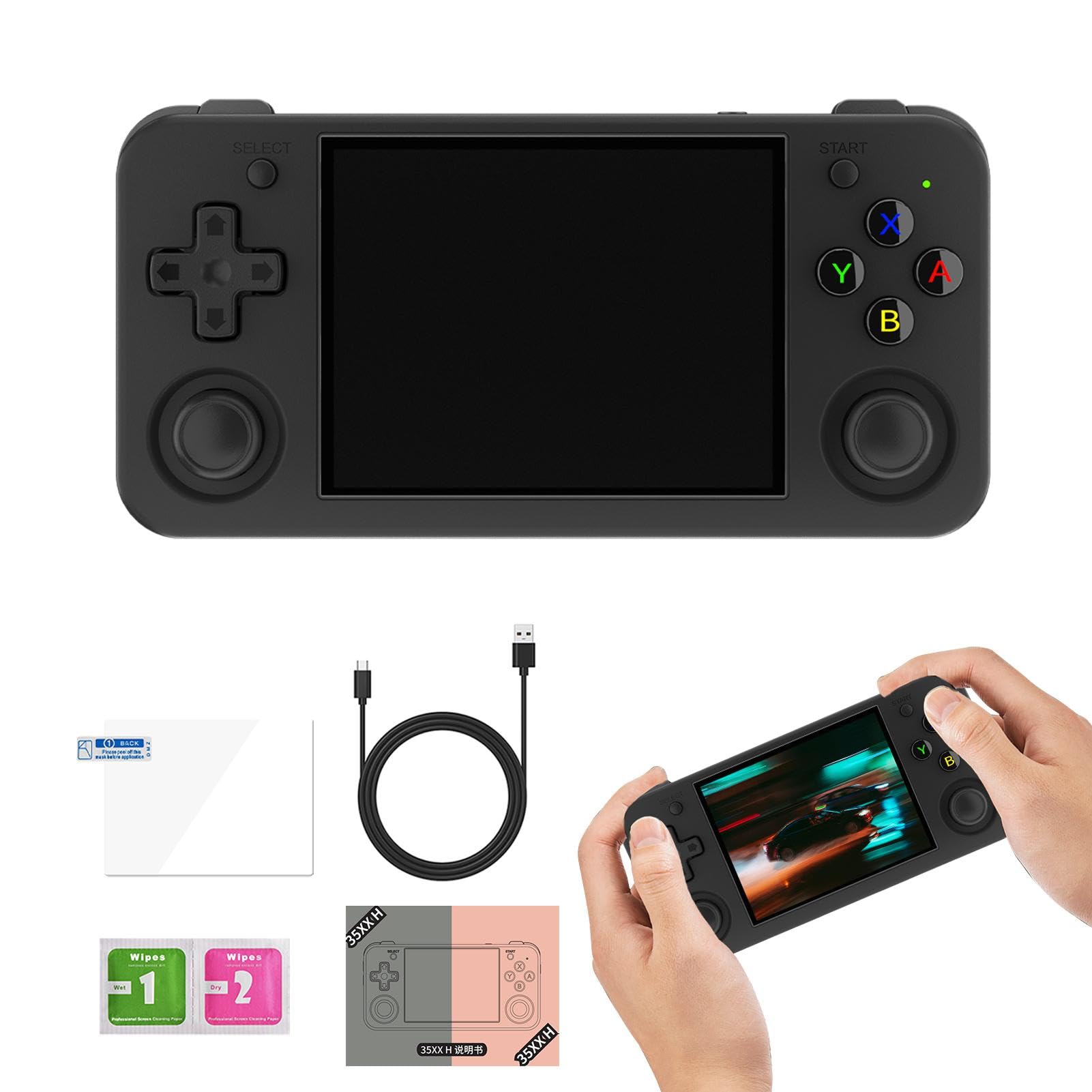 Console di portatile retrò, console di portatile per | console di portatile - console di portatile, videogiochi portatili con schermo da 3,5 pollici, miglior regalo per