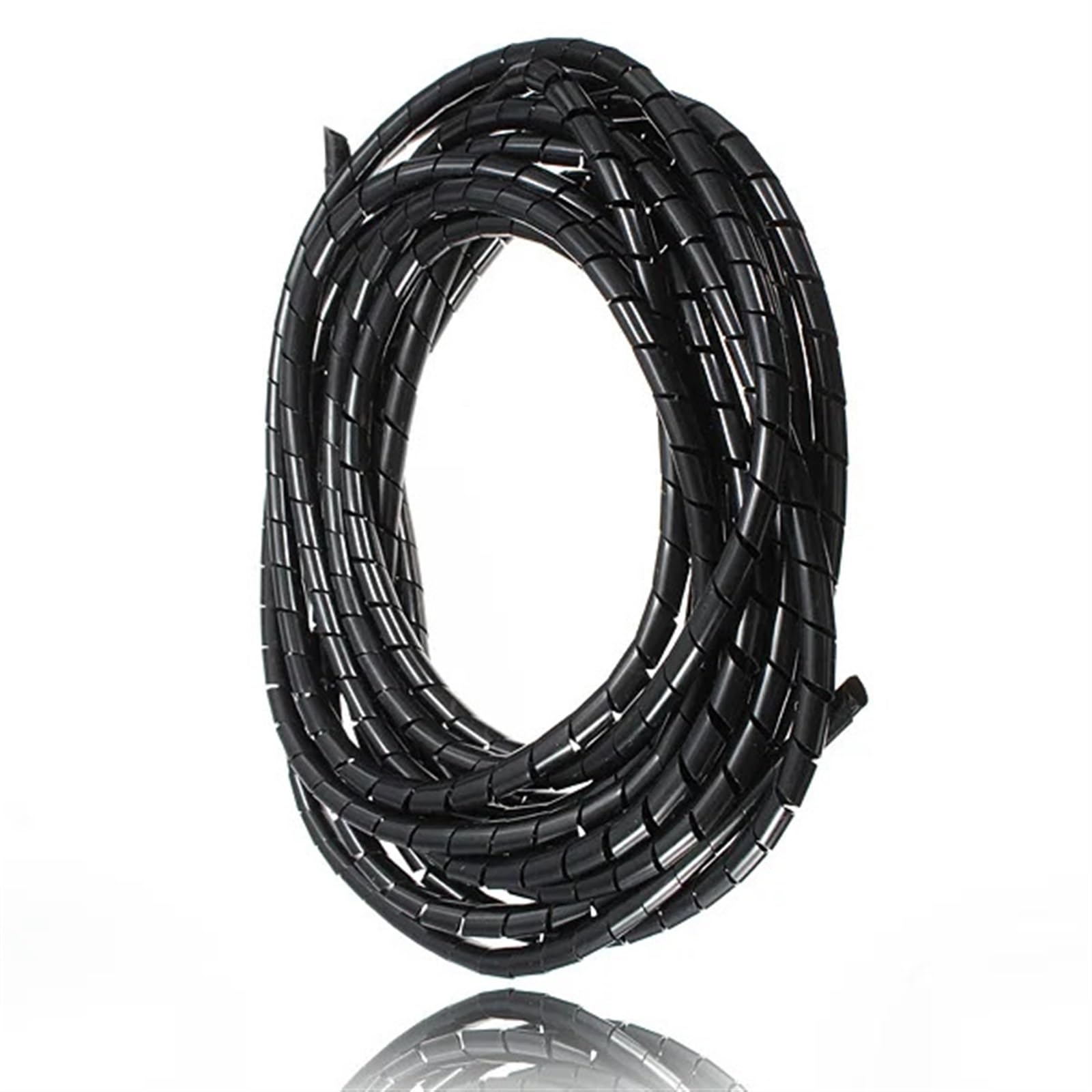 Spiralna osłona kabla 4-6 mm, pasuje do kabli 4-50 mm, wielokolorowe opakowanie 5 m lub 10 m(White,10 meter)