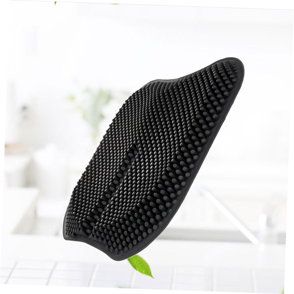 Alipis Cojín en Color Negro Transpirable para Asiento de Coche de Silicona de Masaje Cómodo y Práctico para Hombre y Mujer