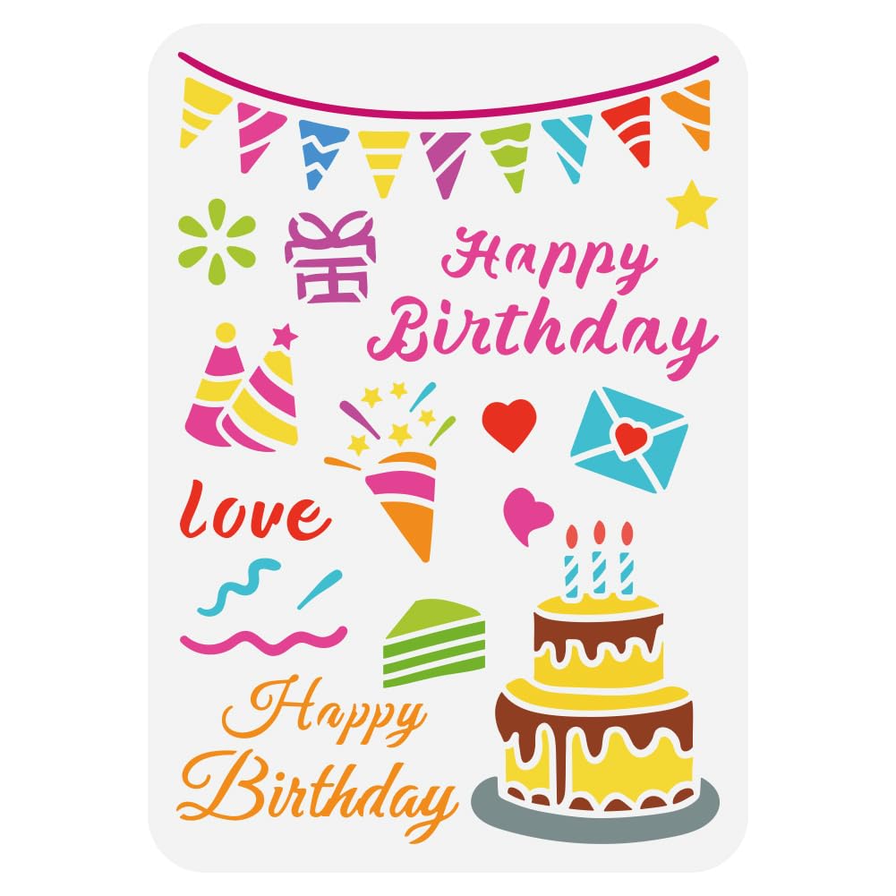 amazon-com-fingerinspire-happy-birthday-painting-stencil-8-3x11-7inch-birthday-cake-stencil-birthday-gift-stencil-birthday-theme-reusable-stencil-for-greeting-cards-making-scrapbook-diy-home-decoration-arts-crafts-sewing