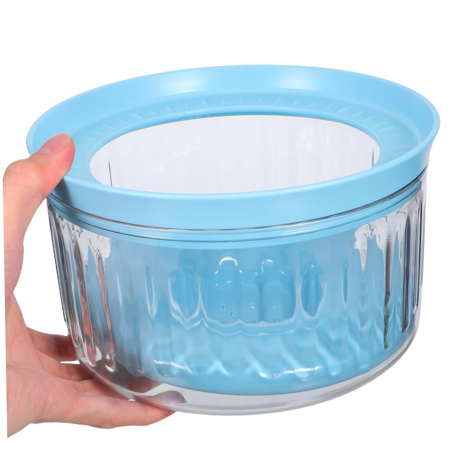 Wassernapf für Hunde Spritzsicherer Trinknapf mit Transparentem Design Auslaufsicherer Napf für Unterwegs Rutschfester Hundenapf mit Schwimmscheibe für Haustiere