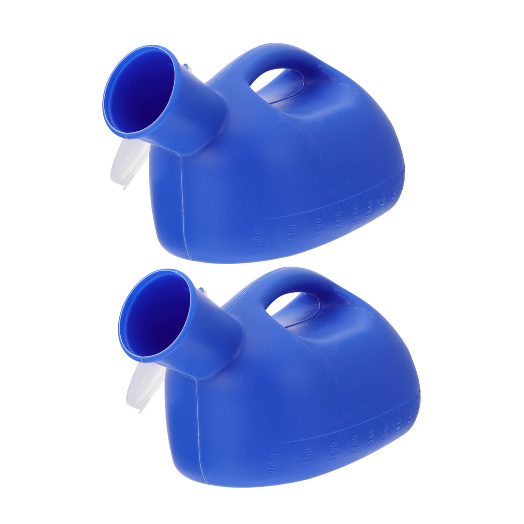 FRCOLOR Elderly Urinal Pot Lid 2pcs Large Capacity Portable Urinal Bucket for Home Use Spittoon Lid