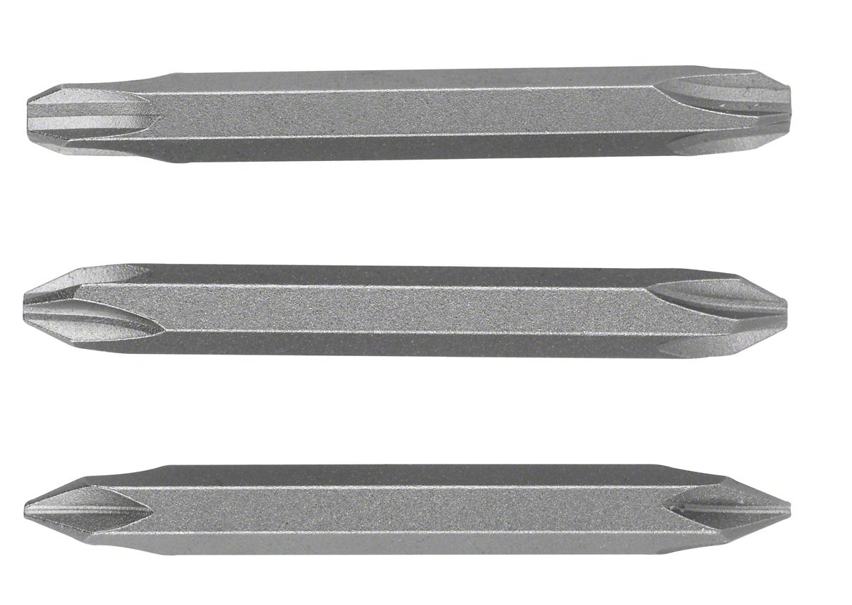 Bosch 2609255962 DIY Doppelklingenset 3-teilig 60 mm, Standard, Pz 1-Pz 1 (× 1), Pz 2-Pz 2 (× 1), Pz 3-Pz 3 (× 1)