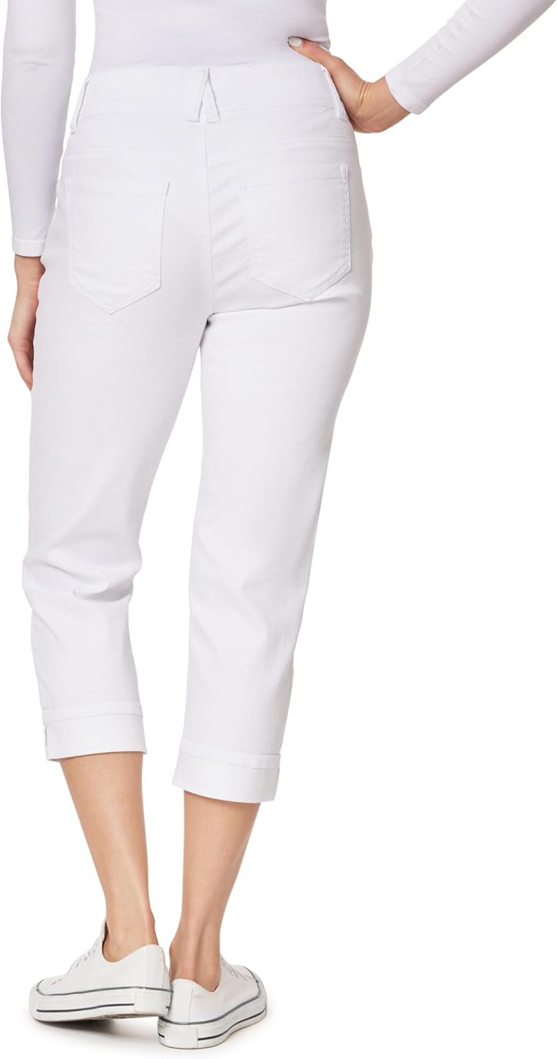 ANGELS Forever Young Women's Curvy Crop Jeans - Image 2