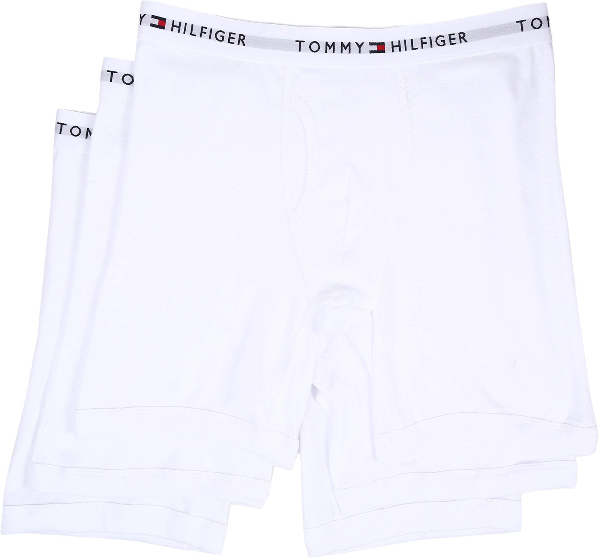 Men's 3-Pack Cotton Boxer Brief,White,Medium(32-34)