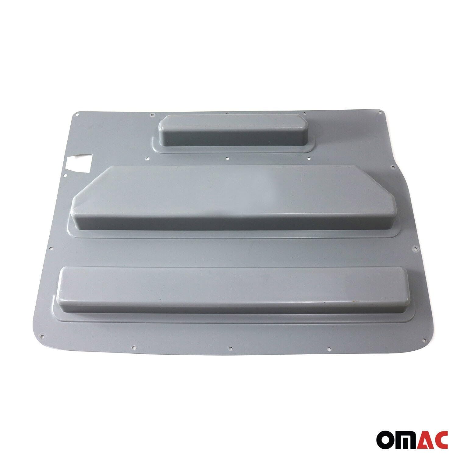 OMAC Rangement de Porte Gauche de Fourgonette Compatible avec VW Transporter T5 T6 VAN 2003 à 2022, Organiseur de Coffre Camionnette en ABS Gris