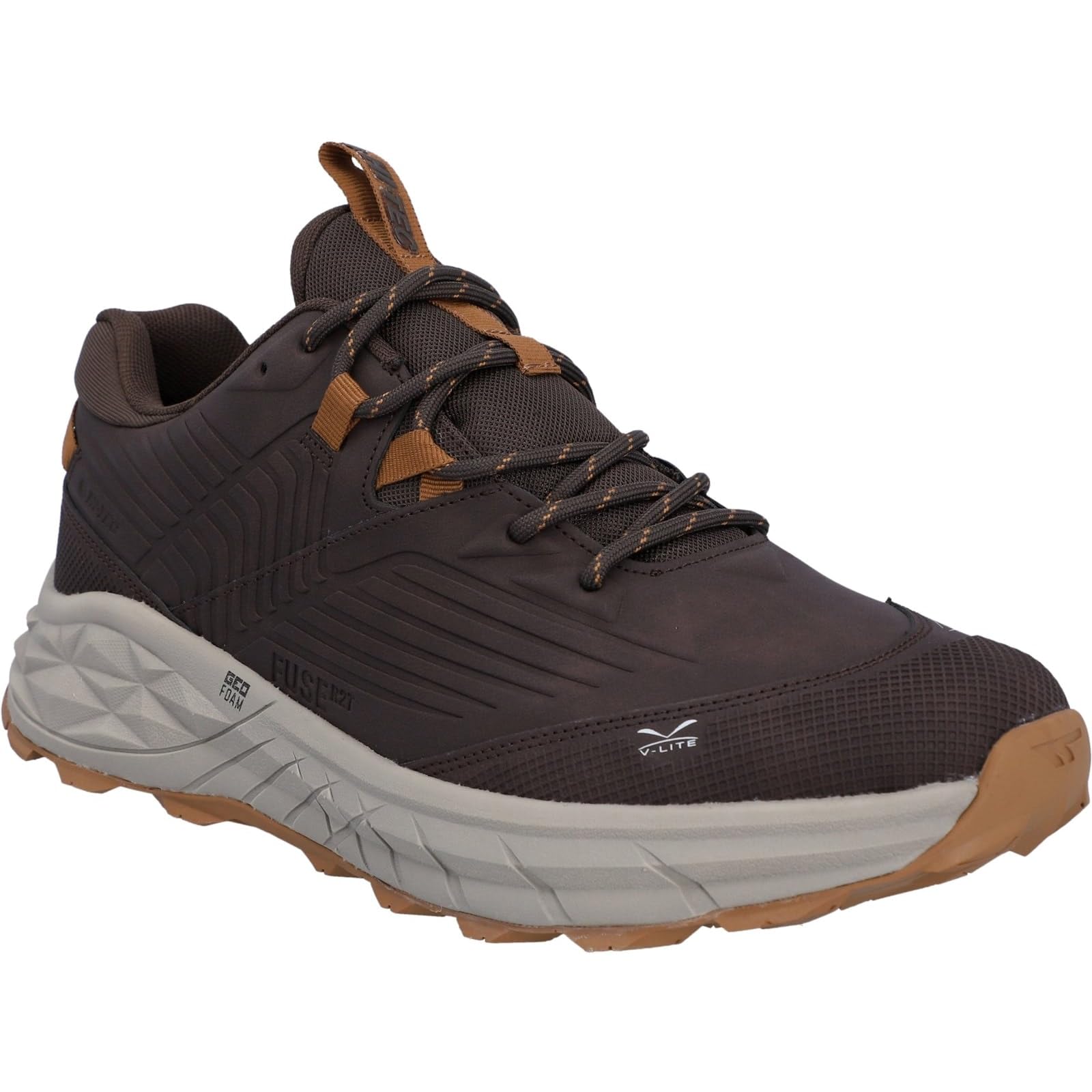 Hi-Tec Male Fuse Trek Hiking Shoes, Chocolate, 8