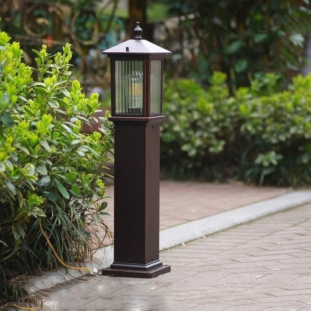 Generico Water Ripple Glass Post Lamp
