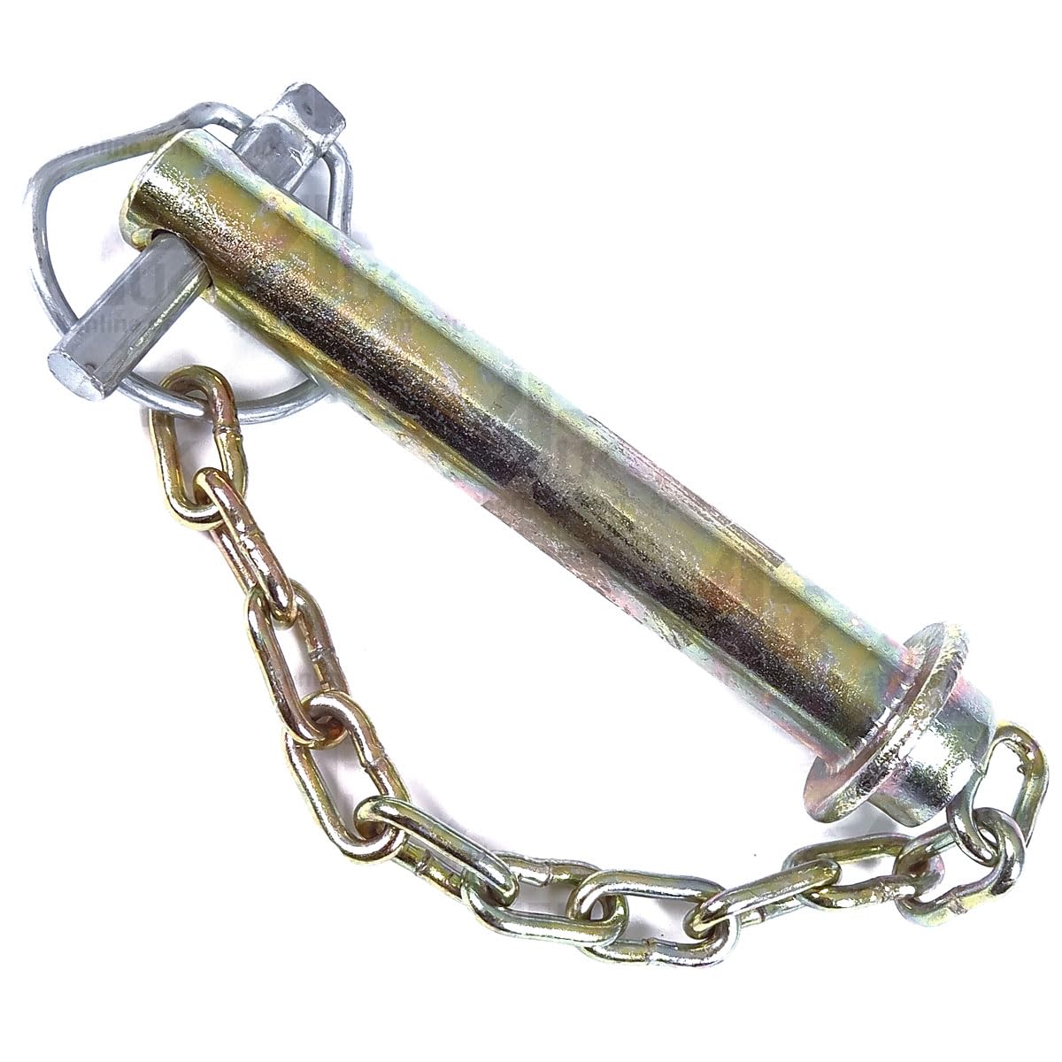 Tractor Top Link Pin & Linch Pin + chain 19mm x 92mm Cat 1 Linkage Lynch Toplink