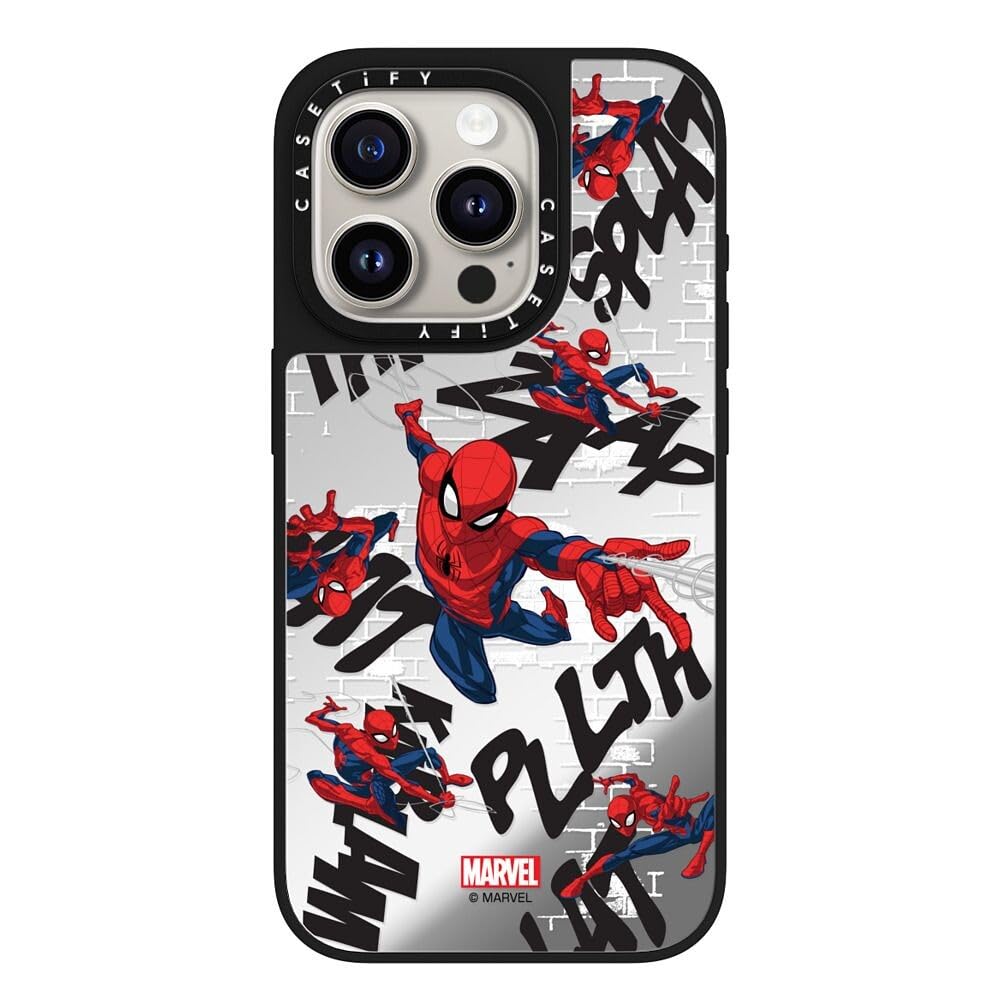 Coque iPhone 15 Pro Spider-Man CASETiFY MagSafe antichoc 1,5m - 7