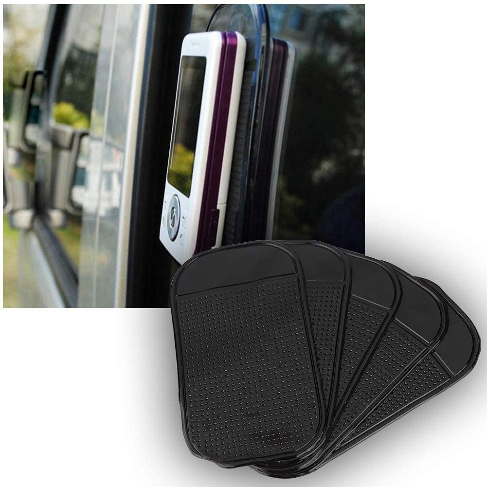 5 Szt. Podkładka Samochodowa, Deska Rozdzielcza Samochodu Mata Antypoślizgowa żaroodporna Lepka Antypoślizgowa żelowa Podkładka Lateksowa Dash Grip Pad Do Telefonu Komórkowego Okulary Przeciwsłoneczne