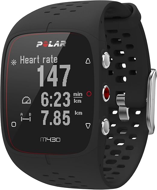 POLAR Unisex's M430 Running Watch with Integrated GPS, BLK, S