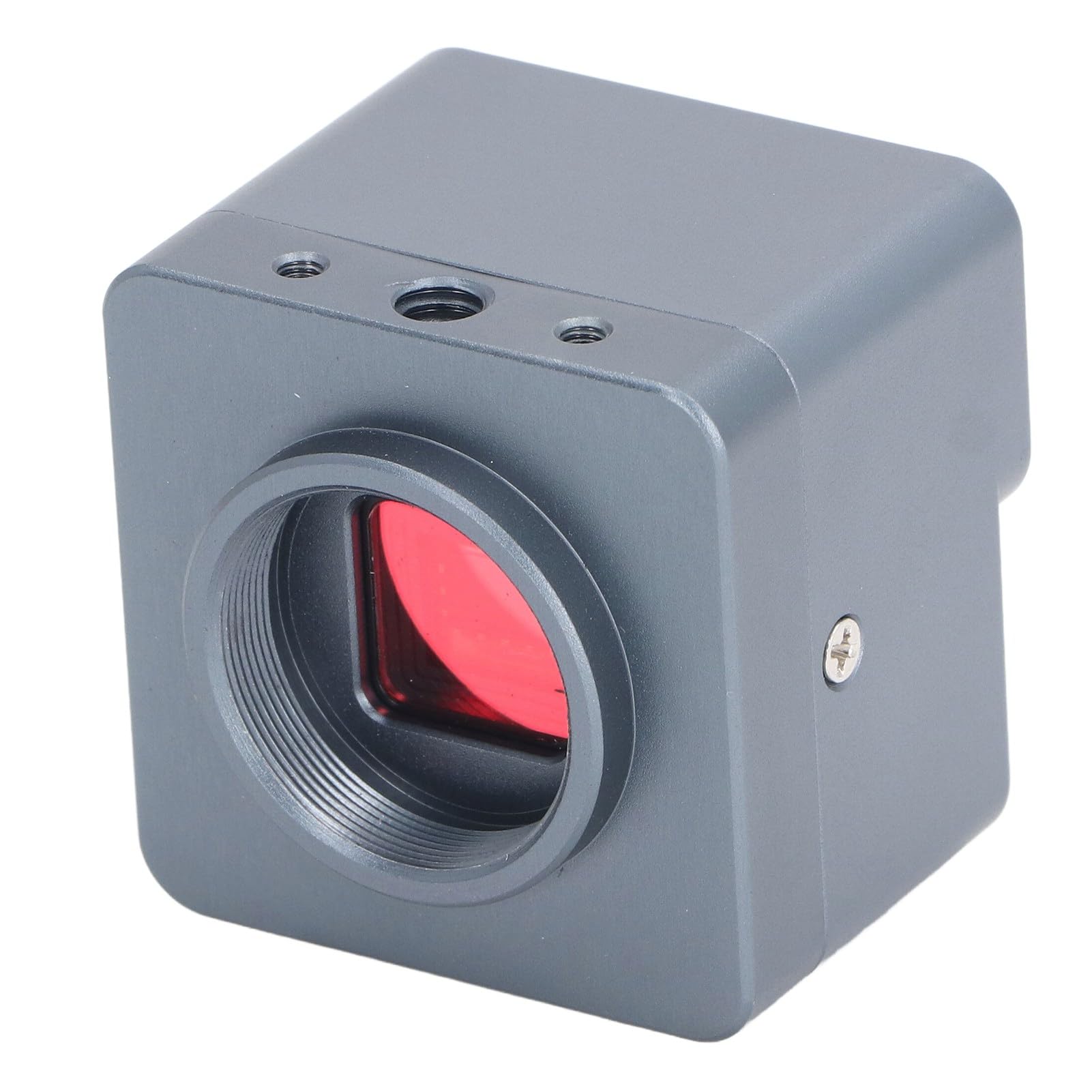 Hyuduo Kamera z Mikroskopem USB 4K 8MP Cyfrowy Okular Elektroniczny z Obiektywem Powiększającym 0,5X Stop Aluminium do badań Laboratoryjnych Inspekcji Przemysłowej