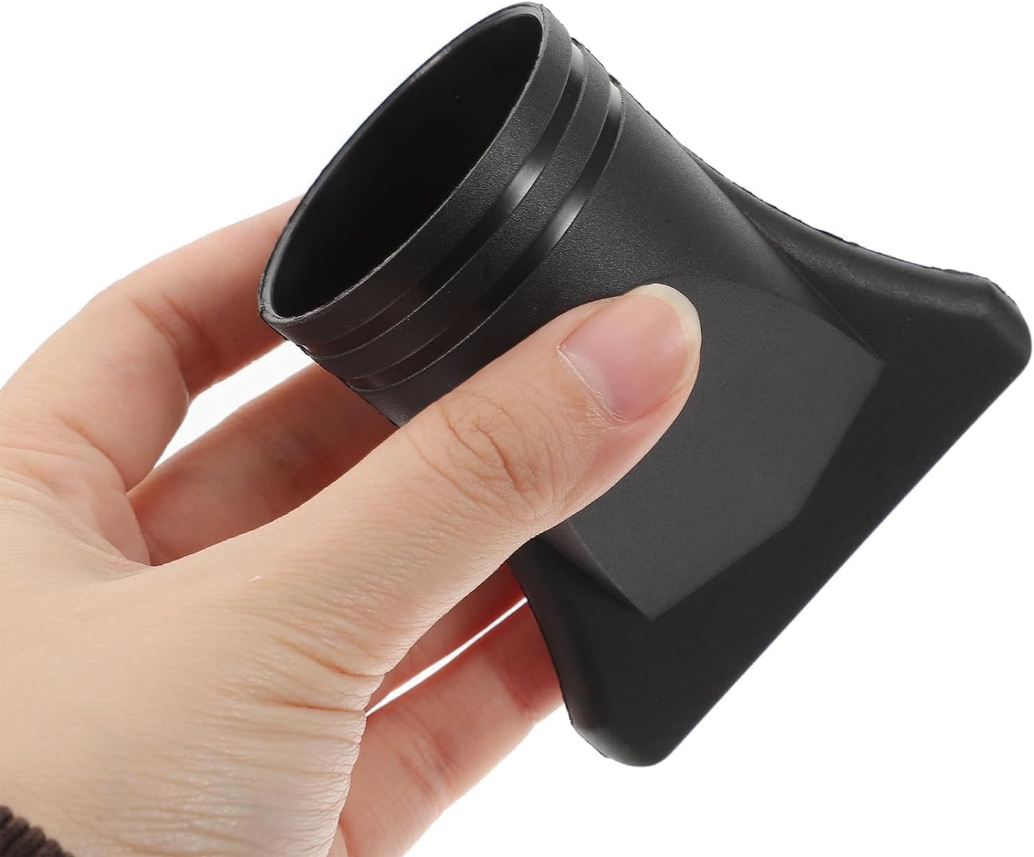 2Pcs Black Blow Dryer Attachment Not Universal Professional Hair Dryer Attachment Dryer Nozzle Replacement Narrow Concentrator Blow Flat for Diameter 4.3cm to 4.5cm Diffusers Hair Dryers Accessories
