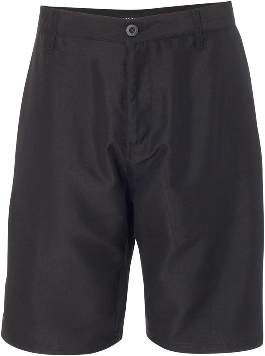 Burnside Mens Hybrid Dual Function Short 38 Black