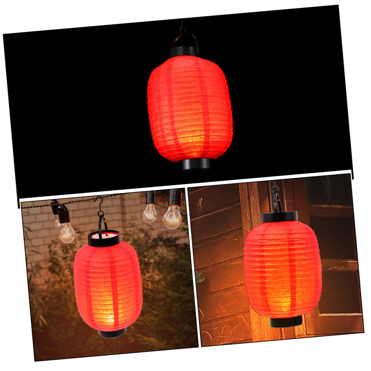 jojofuny 3 Set Di Lanterne Di Carta Giapponesi Con Luci Decorative Lanterne Sospese Per Halloween Lanterne Di Carta Tradizionali Per La Casa 2 Pezzi * 3