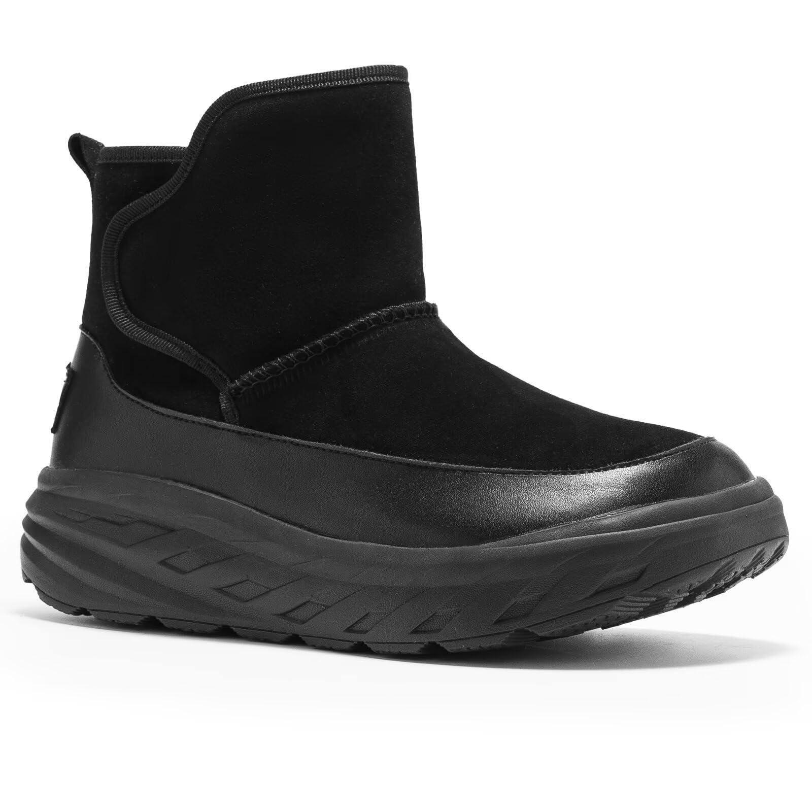 OrthoComfoot Womens Orthopedic Wide Leather Winter Ankle Boots Comfortable Diabetic Dress Shoes for Plantar Fasciitis Relief Warm Casual