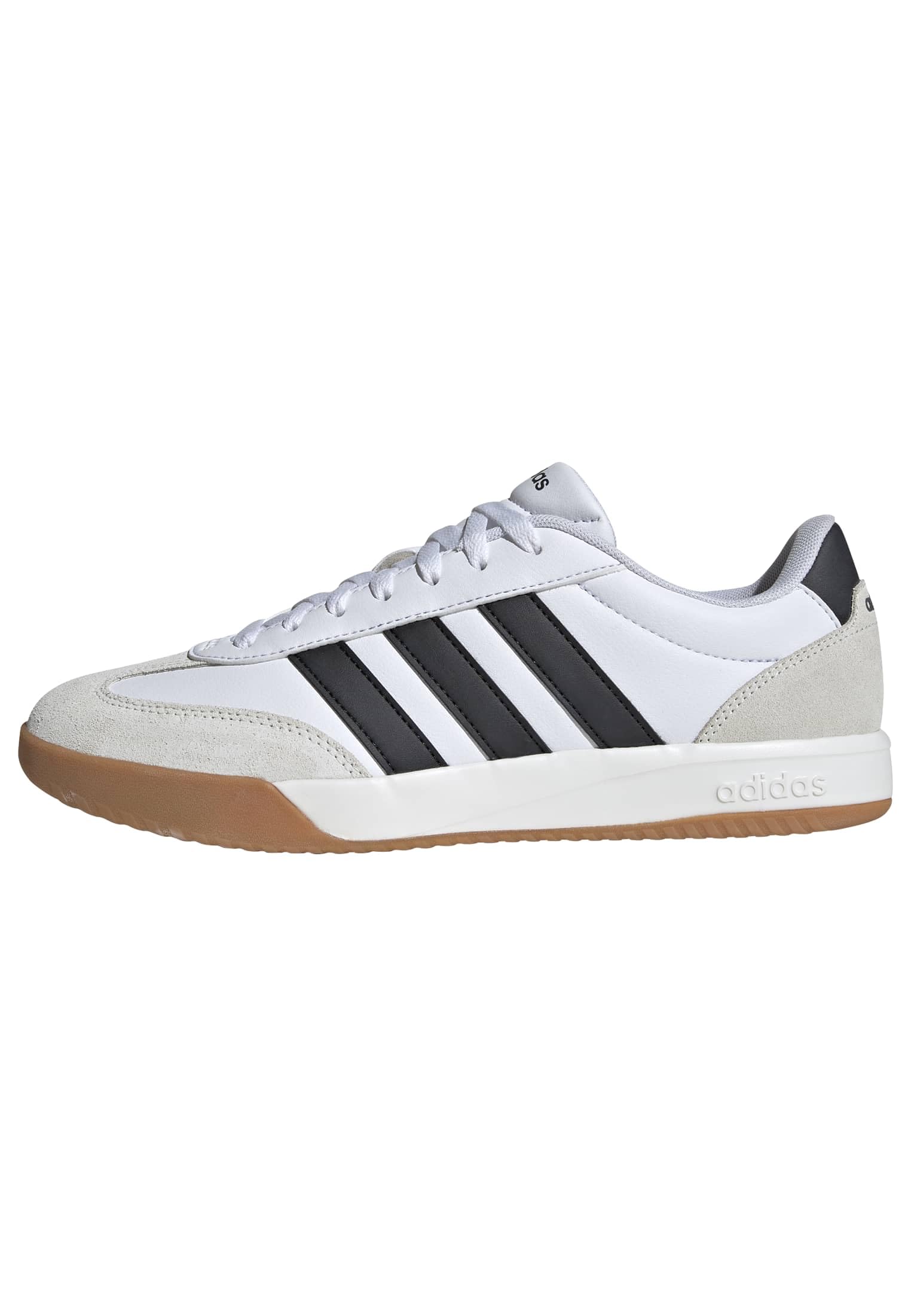 adidas Men's VL Court FC Shoes, FTWR White/core Black/Orbit Grey, 9 UK