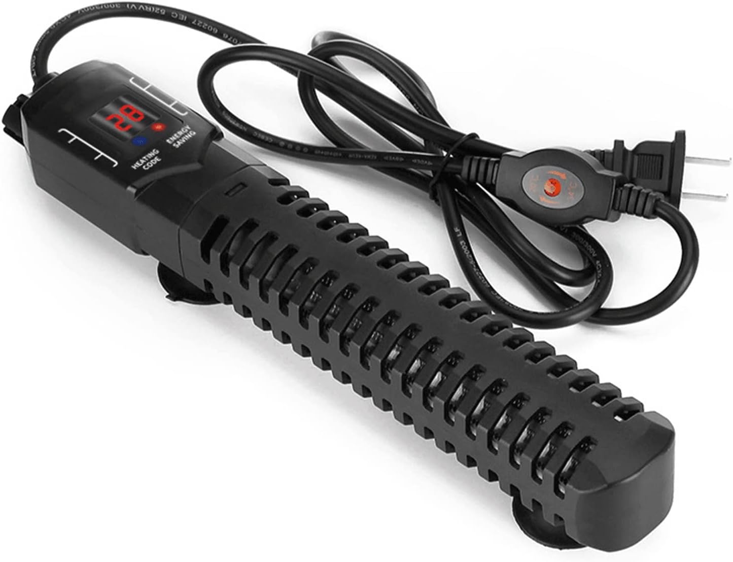 Aquarium Heater Heating Thermostat Aquarium Explosion-Proof/Shatterproof Submersible Fish Tank Heater Temperature Adjustable Fish Tank Heater Suitable for Saltwater and Fresh Water (300W)