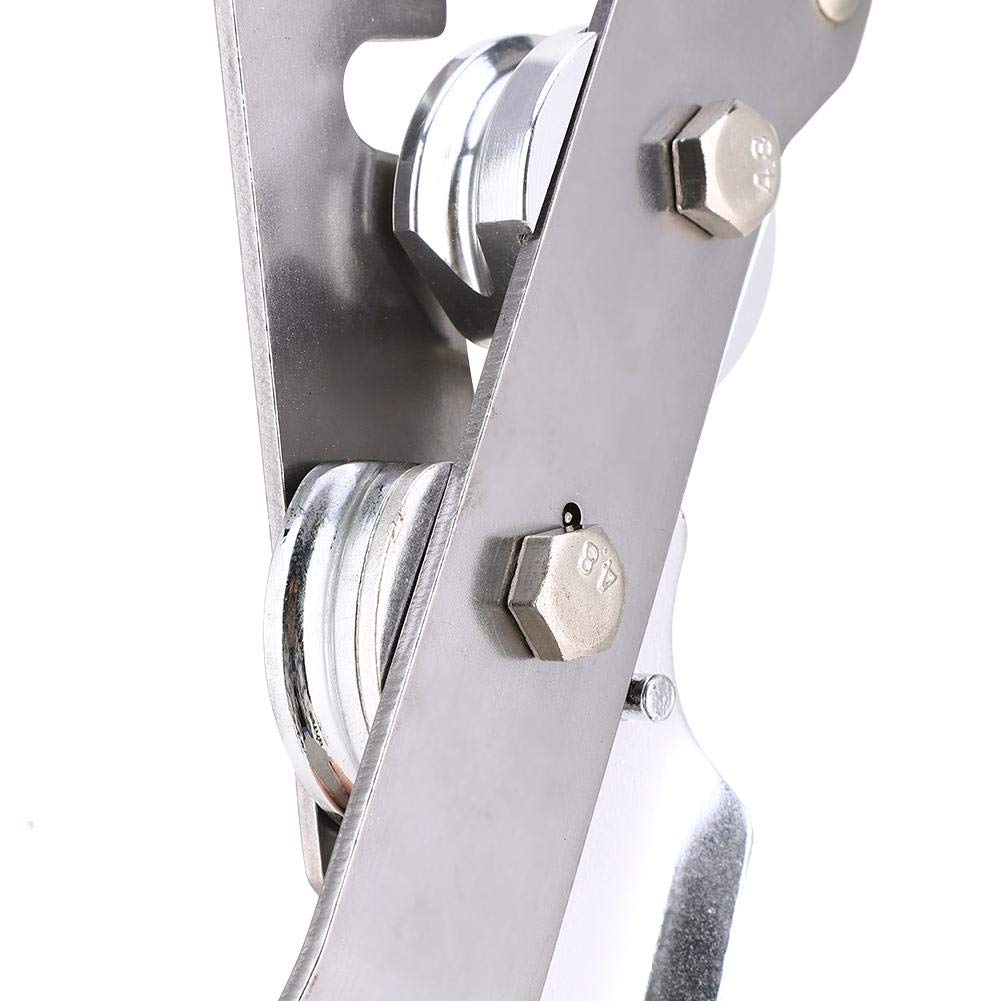 Keenso Dispositivo de Descenso descendente EN 12275, Dispositivo de Control Manual antipánico para Exteriores para Escalada en Roca Protección Auxiliar anticaída descendente