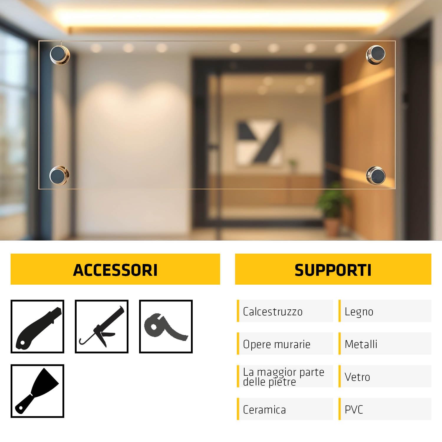 SIKA - Adesivo invisibile - Sikaflex-112 Crystal Clear - Effetto cristallo per incollare vetro e specchi - Presa iniziale forte e pulizia totale - 290ml
