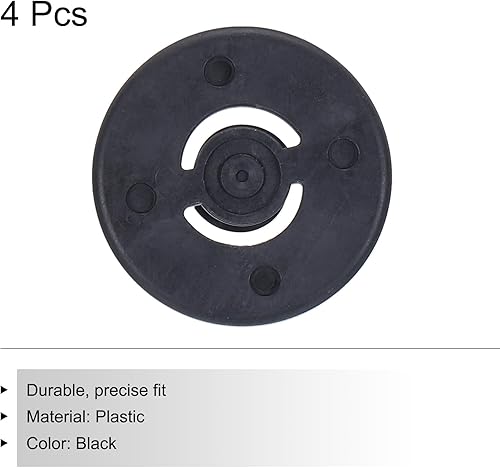 Miniatura 3 de MECCANIXITY 8537982 Lavadora secadora Pedestales Pad Spacer Reemplazo PS11746216, AP6012995, WP8537982 PS988850 para lavandería, paquete de 4