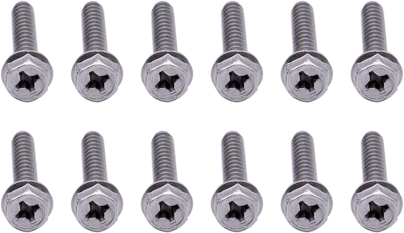 7519330 Clutch Cover Screw Bolts Compatible with Polaris General,Ranger 1000 500 570,RZR 12 Packs