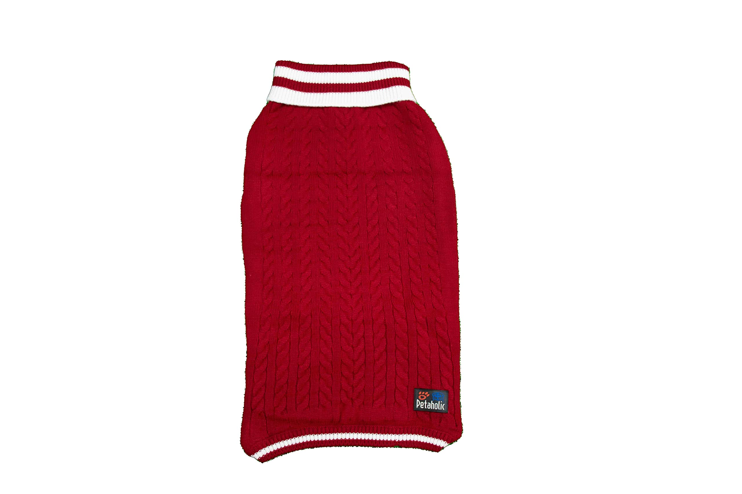 WAGGYTAILS High Neck Round Warm Sweater for Dog | Winter Wear Premium Pets Clothing | Pet Sweater | Streachable Neck Sweaters for Dog, (Maroon) Size 26 (B0BKR2JYW7) Amazon Price History, Amazon Price Tracker