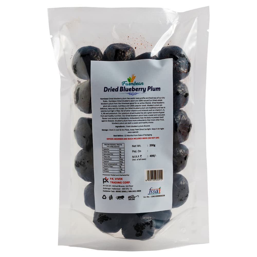 Farmbean Dried Blueberry Plum - 1kg - Image 2 thumbnail