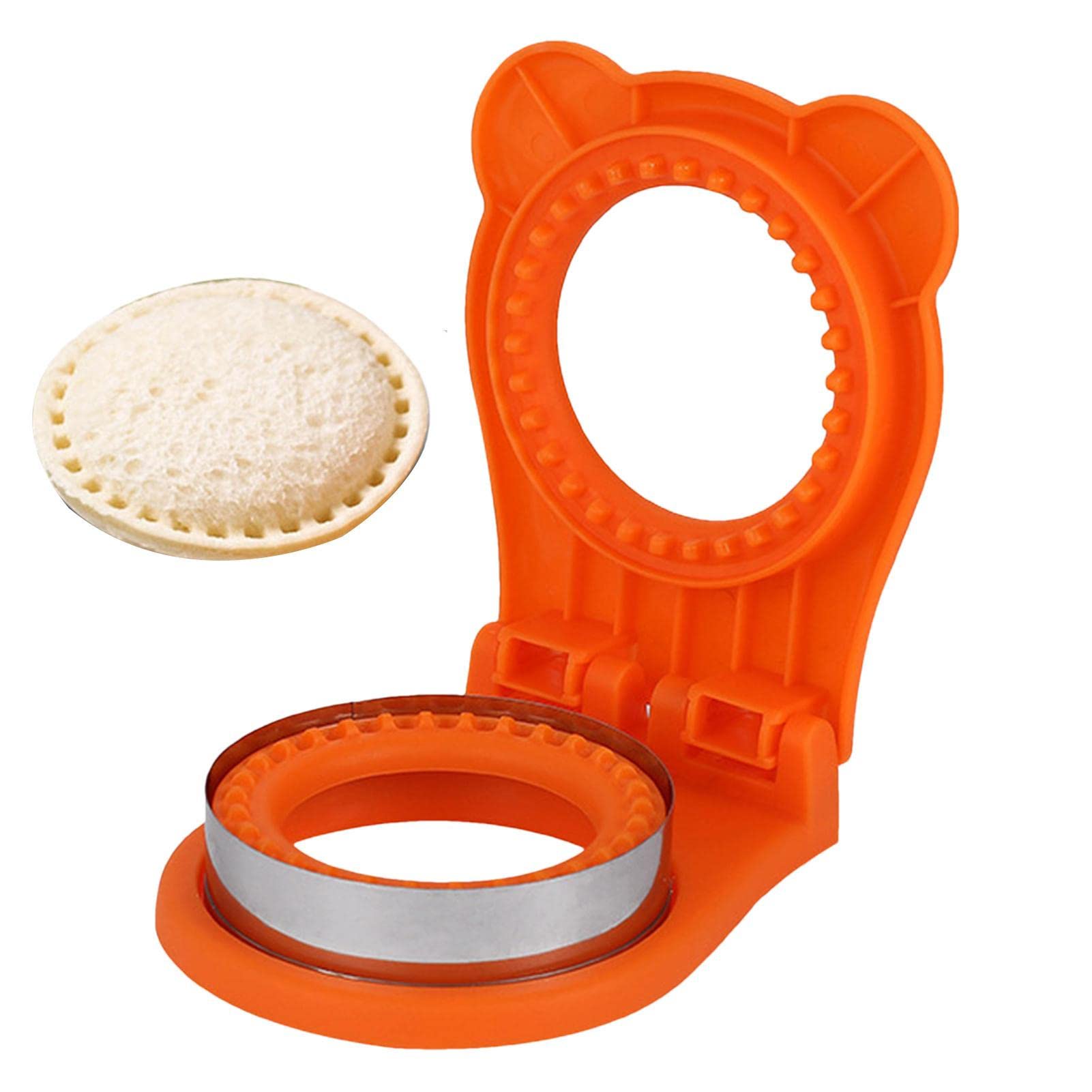 Sigillante e taglierina per sandwich - Tagliapasta per Panini in Acciaio Inossidabile Pancake Maker,Pane Cookie Cutters Sandwich Pie Cookie Pane Toast Stampo per bambini Gimocool