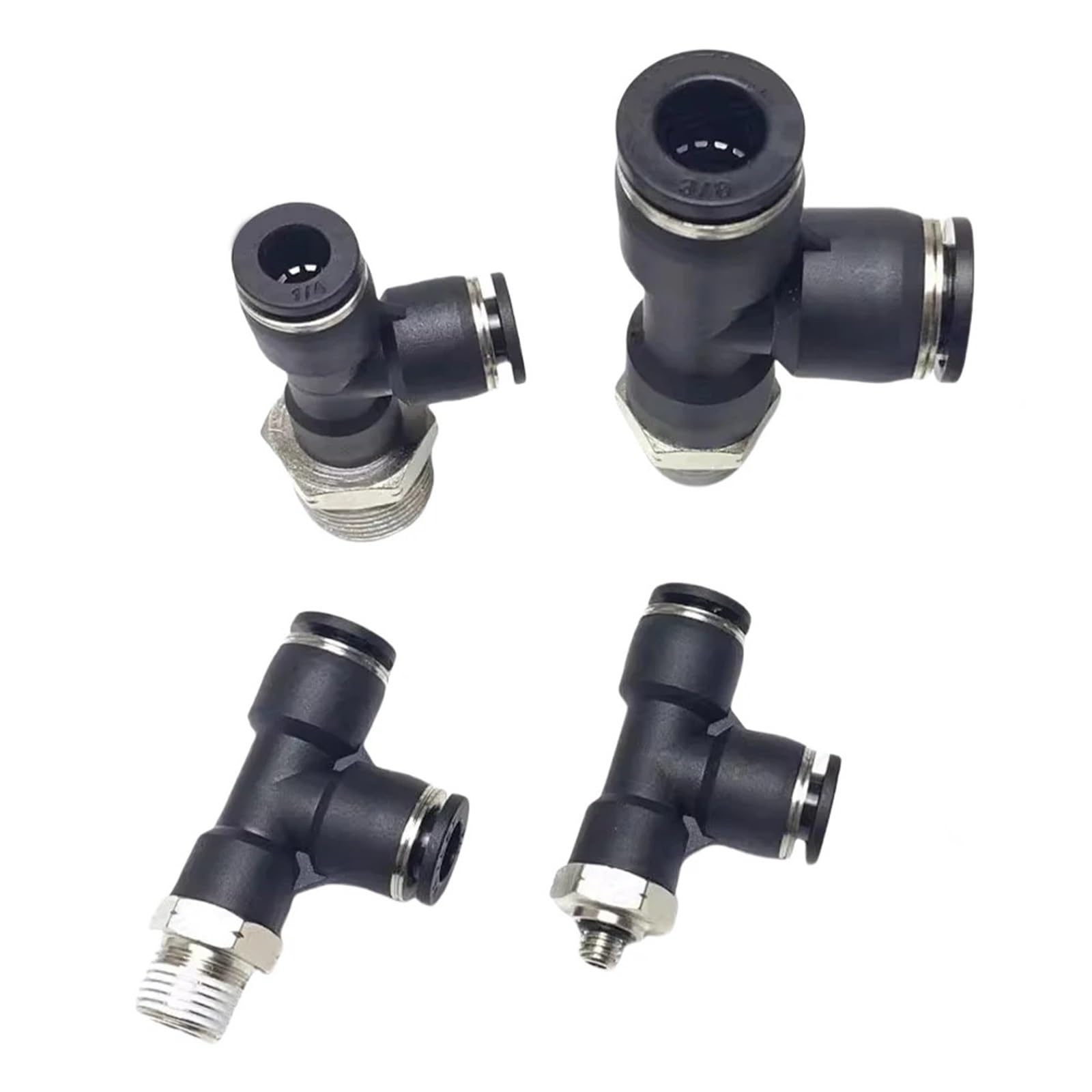 1 stück Pneumatische Schnellkupplung zoll PU Luftrohr 1/4 "5/16" 3/8 "1/2" PD t Amerikanischen Außengewinde NPT1/8 1/4 3/8 1/2 PD1/4-N02(PD 1l2-NPT3l8)
