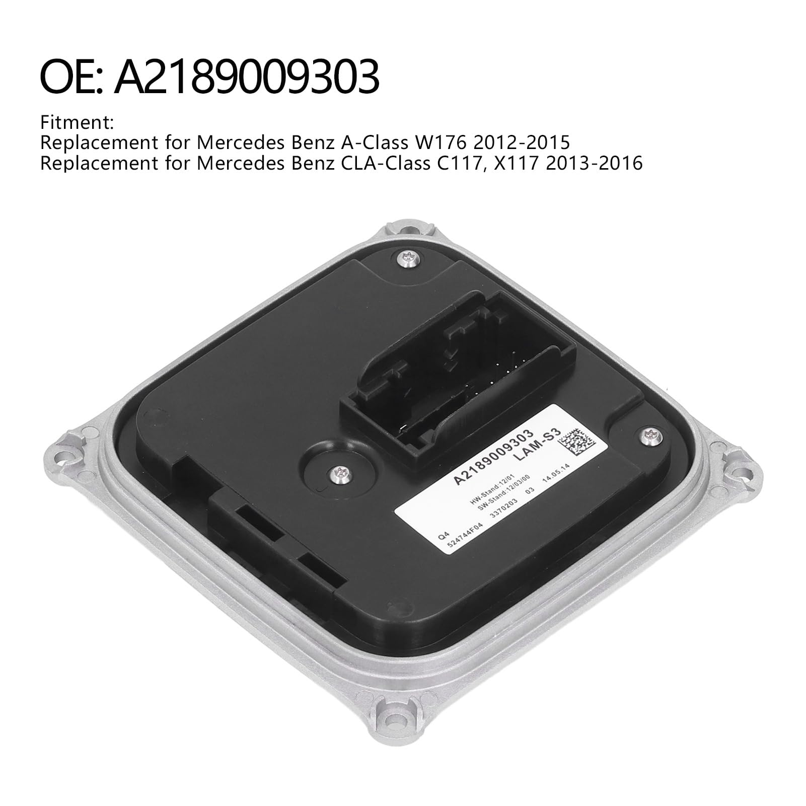 Modulo di Controllo Fari LED Ad Alta Tecnologia A2189009303 per, Lunga Durata per Guidatori Notturni