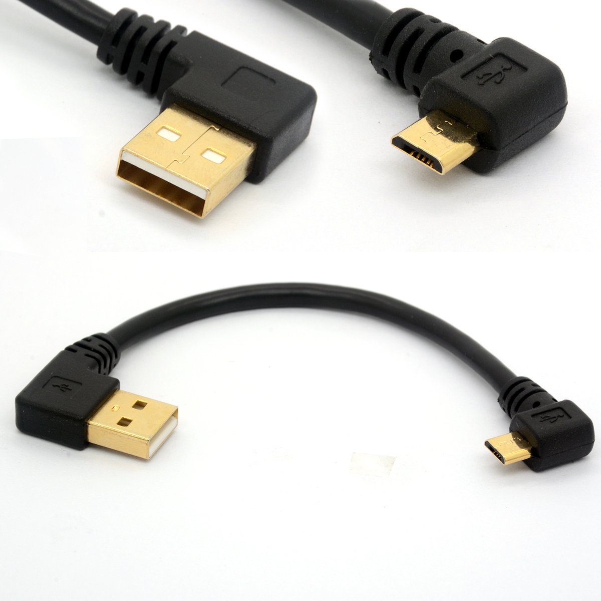 CAYPP-Câbleopenii Usb Coudé À 90 Degrés Avec Extension Enroulee Et Repartition Usb A Versmicro Usb Bmale
