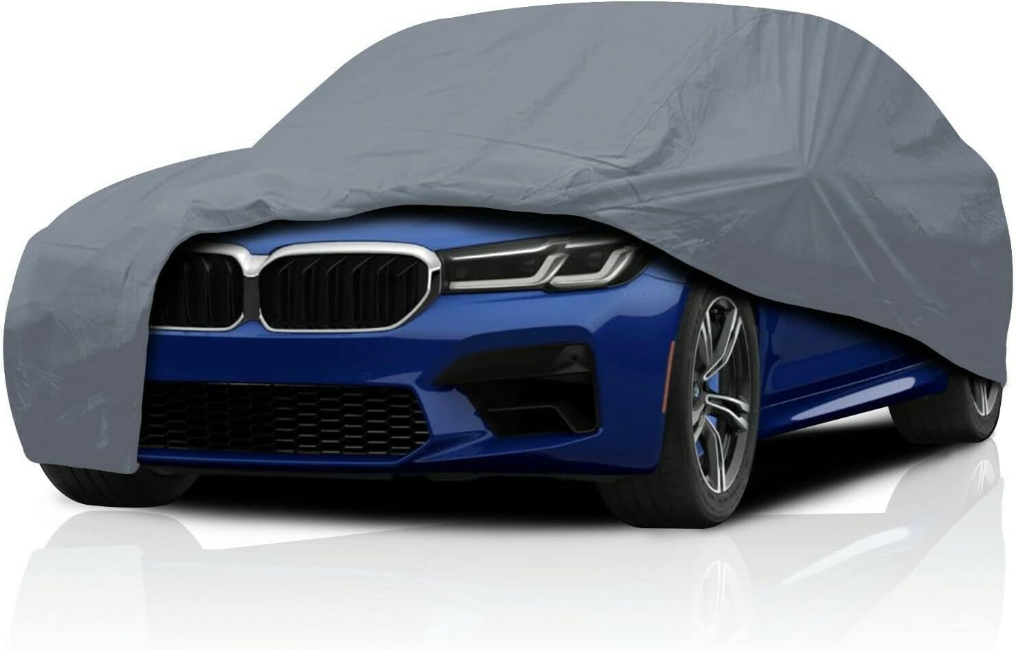 DaShield Ultimum Series Car Cover for BMW i8 2014-2020 Coupe 2-Door Roadster Coupe All Weather Protection Semi Custom Fit Dust, Sun, Snow, Rain, Protection Indoor Outdoor