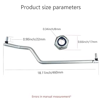 Amazon.com: GY20491 GY20492 LH/RH Steering Draglink Set for
